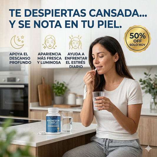 Magnesio Glow8™   "Renovada, por dentro y por fuera."
