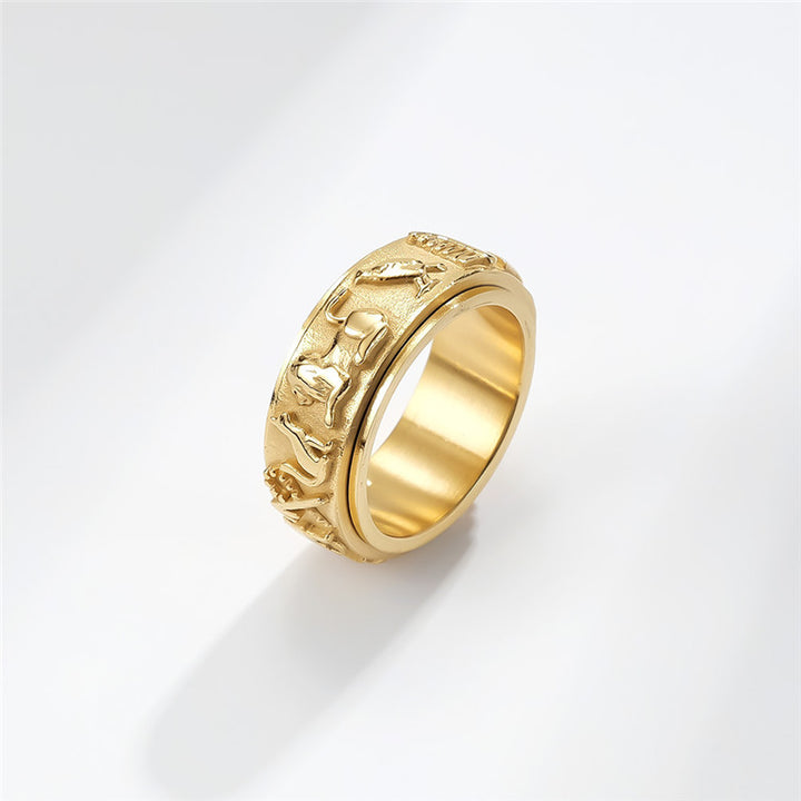 Anillo egipcio giratorio™️ Atrae la abundancia con elegancia